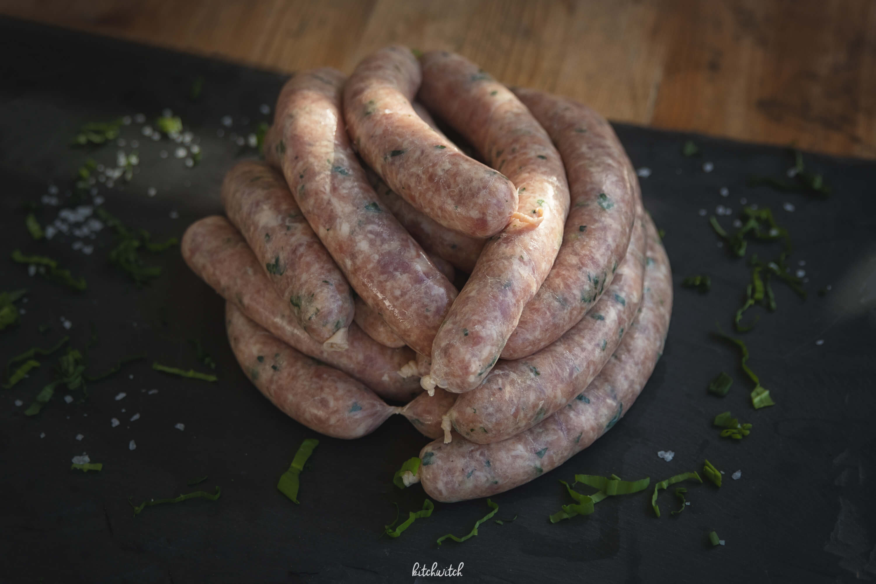 Bärlauch Bratwurst - Kitchwitch
