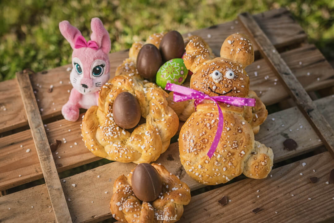 Ostergebäck mit Hefeteig - Kitchwitch