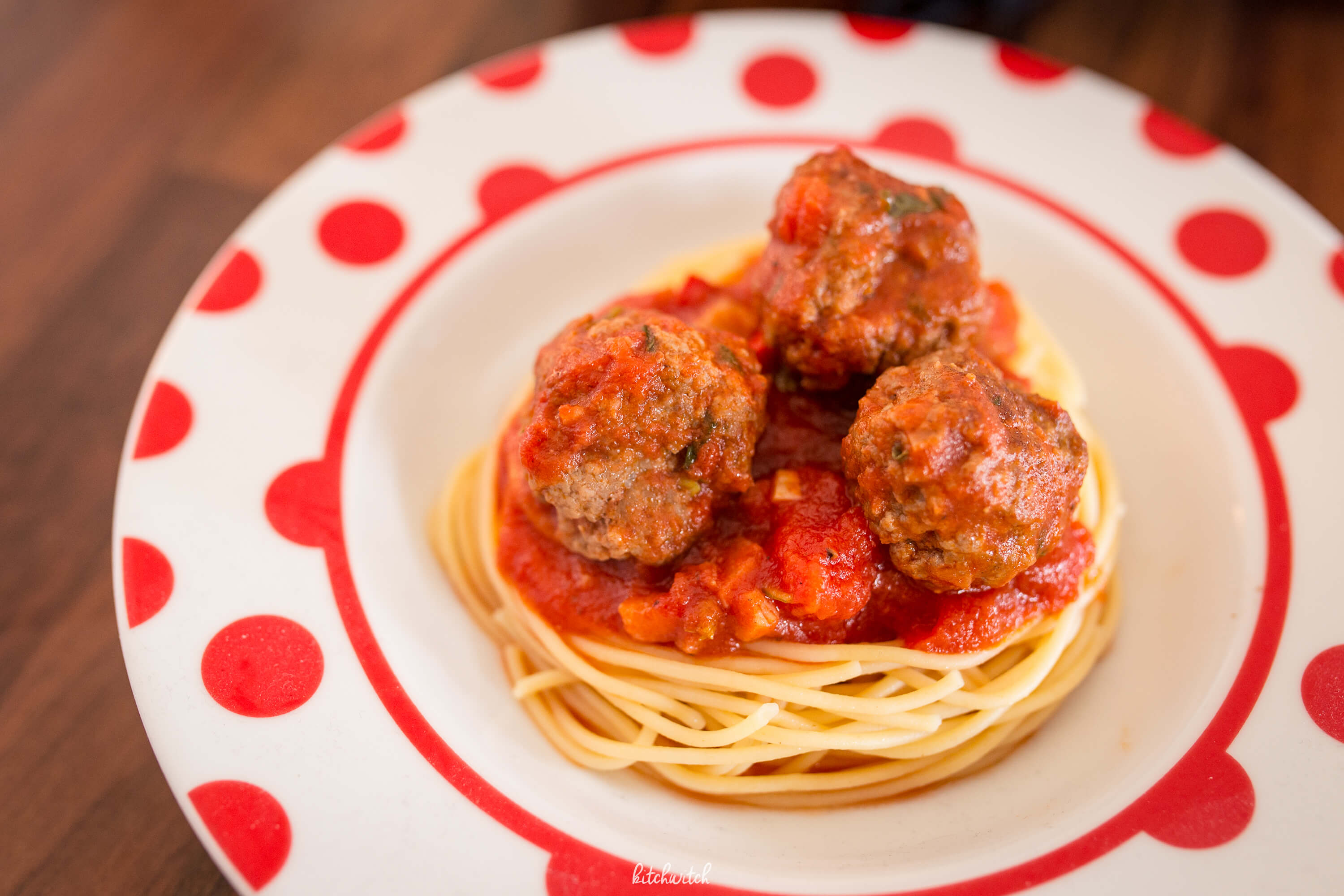 Pasta con le Polpette Kitchwitch