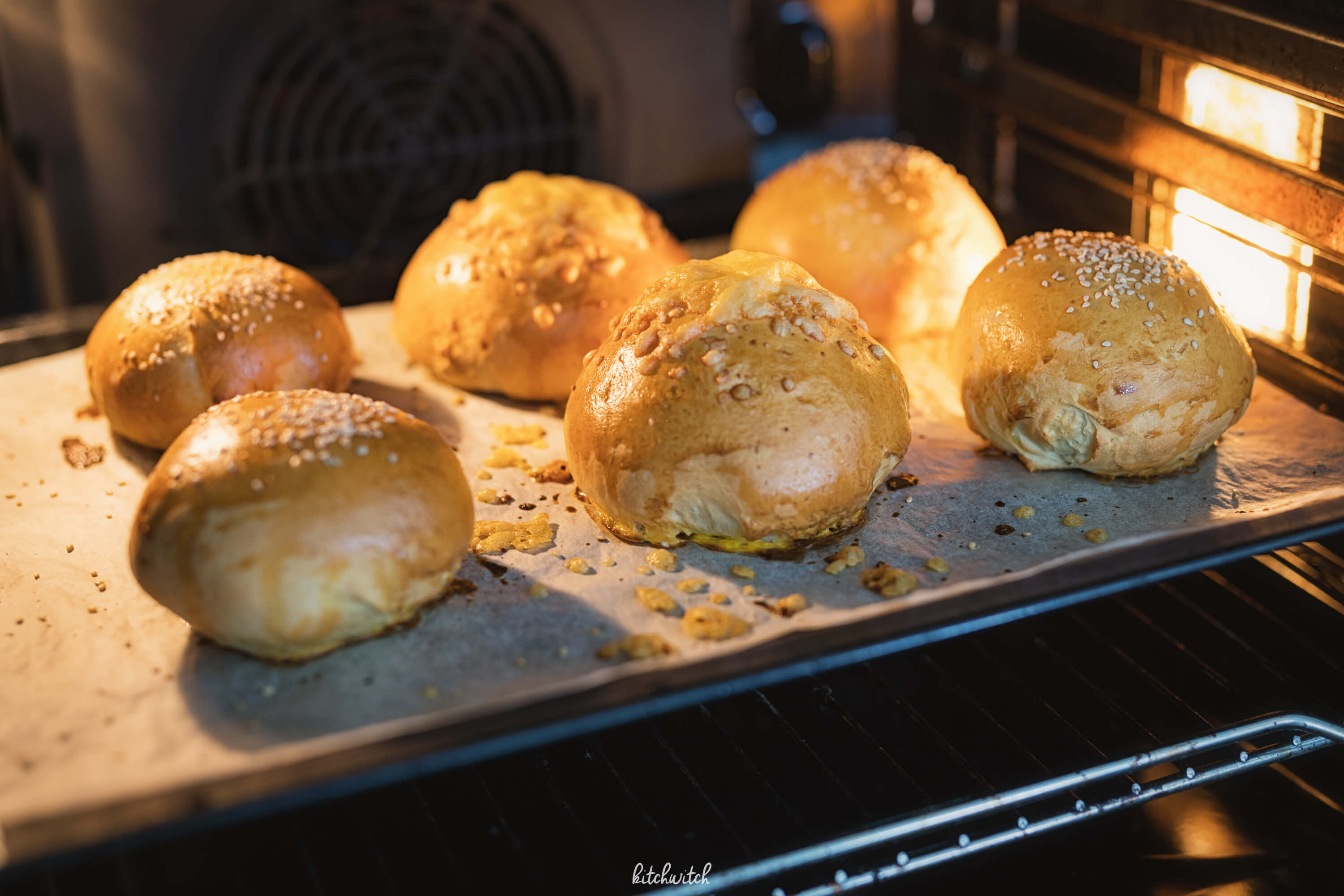 Brioche Burger Buns Kitchwitch