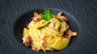 Pasta mit Speck und Zuccini-3