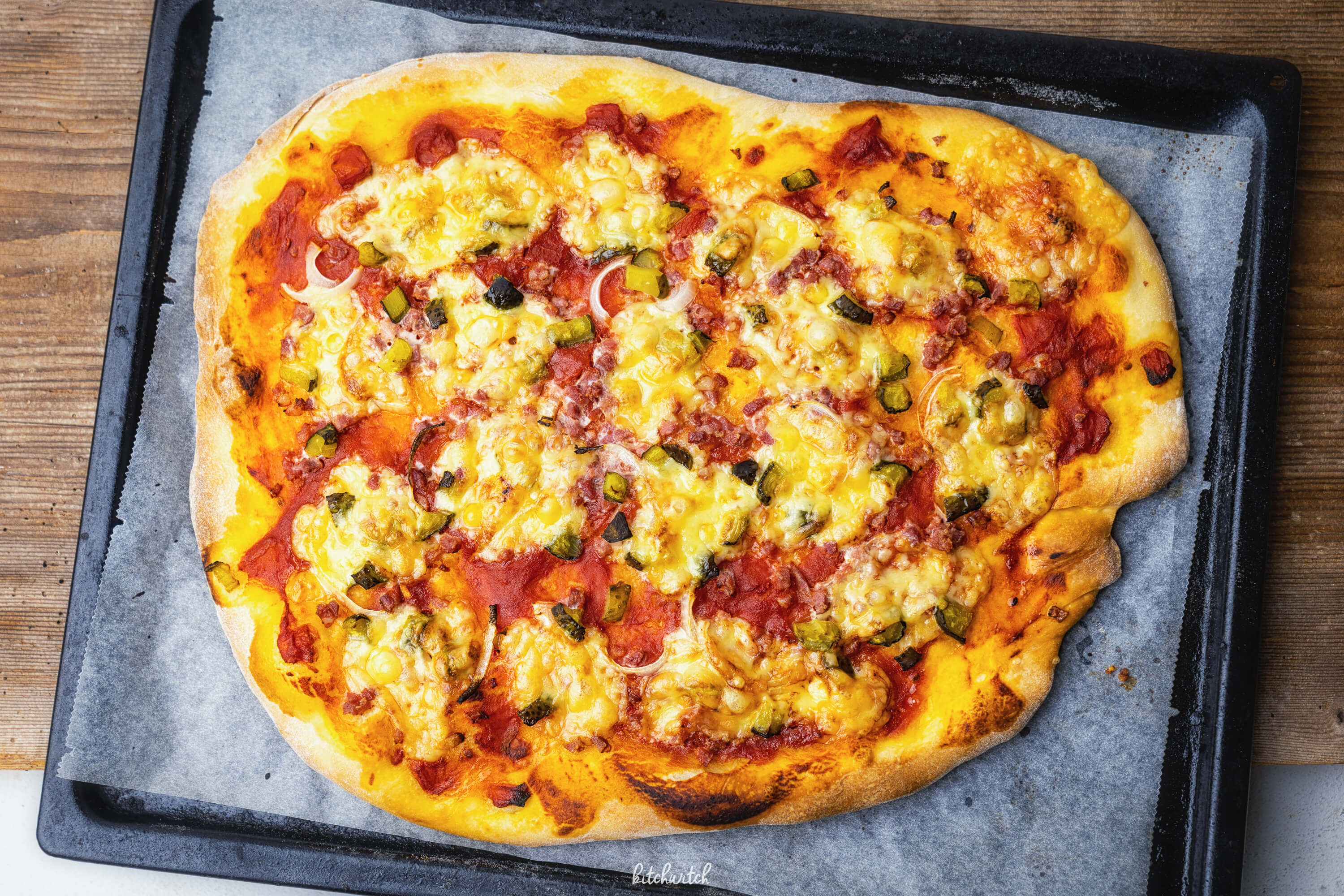 Raclette Pizza - Kitchwitch